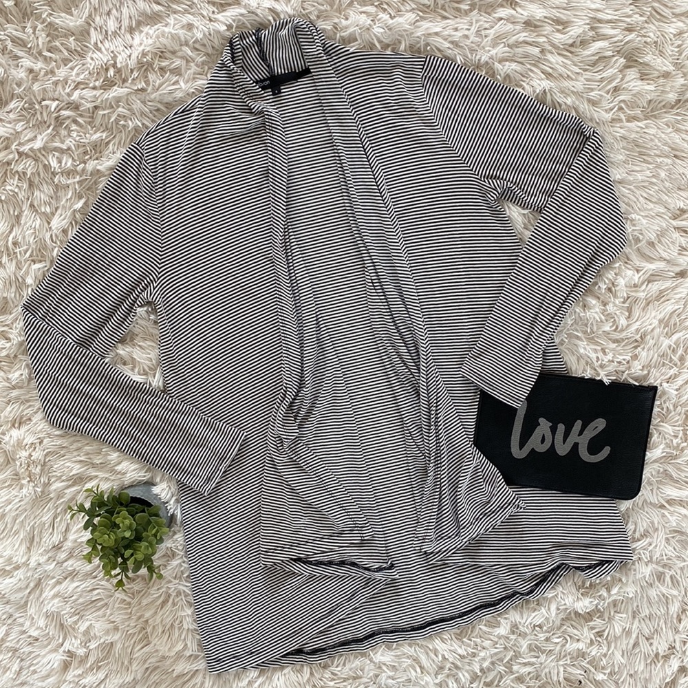 Gibson x Living in Yellow Claire Open Cardigan 💗 Black & White
